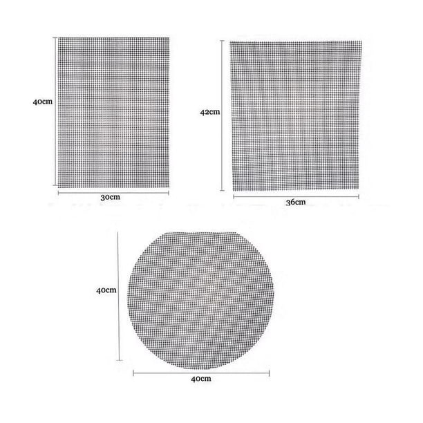 Alfombrilla de malla para parrilla: alfombrillas de cocina antiadherentes para verduras/pescado/fajitas/camarones a la parrilla, revestimiento para parrilla, accesorios reutilizables para parrilla, uso de carbón, barbacoa eléctrica Sincero Electrónica