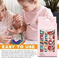thumbnail image 2 of Cute Christmas Nail Stickers for Kids - 24pc Wearable Patch Set for Children's Festive 24PCS, 2 of 4
