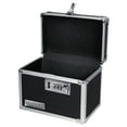 Vaultz Locking Medicine Box with Combination Lock, Black