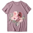 thumbnail image 6 of Outfmvch T Shirts for Women Casual Summer T Shirt Floral Butterfly Funny Graphic Tee T Shirt Womens Tops, 6 of 6