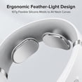 thumbnail image 2 of Neck Massager with Heat, 4 Massage Modes, Soothing Heat Therapy, Promotes Blood Circulation, Waterproof, Lightweight, Travel-Friendly, 2 of 8