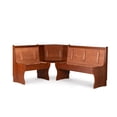 thumbnail image 4 of Linon Varden Farmhouse Corner Dining Breakfast Nook with Storage. Walnut, 4 of 12