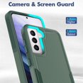 thumbnail image 5 of For Samsung Galaxy S21 5G S21 4G Case 2-in-1 PC TPU Shockproof Phone Cover - Black, 5 of 5