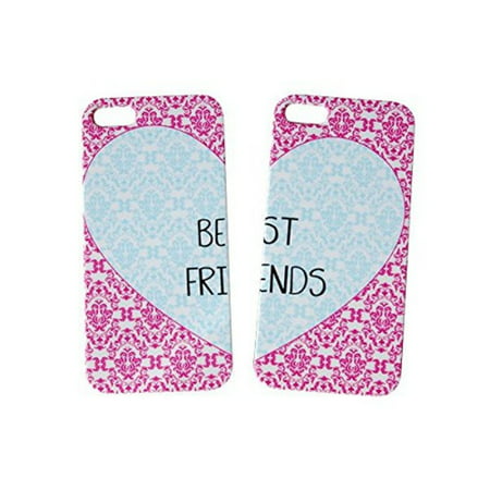 Set Of Heart Best Friends Phone Cover For The Iphone 6s Case For iCandy (The Best Cell Phone Cases Reviews)