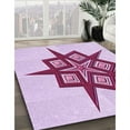 thumbnail image 2 of Ahgly Company Indoor Rectangle Patterned Dimorphotheca Magenta Pink Area Rugs, 3' x 5', 2 of 6