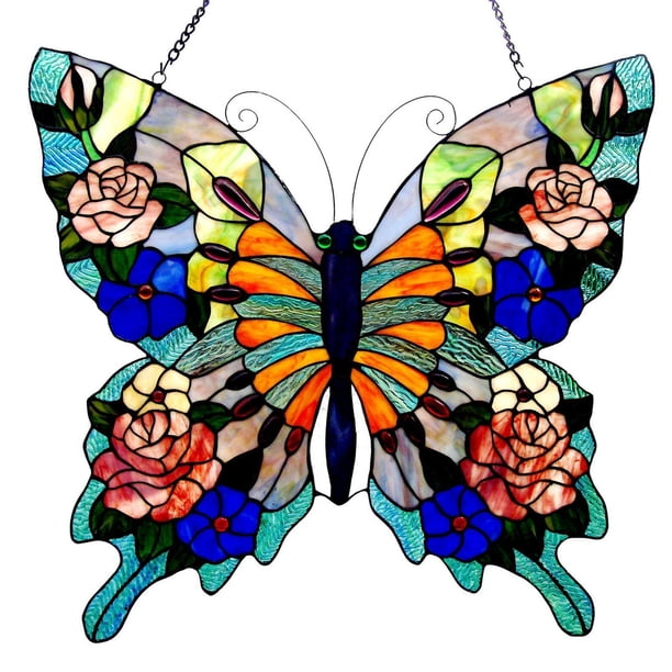 Arte de la pared de la libélula Gloria mariposa multicolor