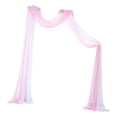 thumbnail image 1 of Cortina de arco para ceremonia, recepción, reutilizable para escaleras, baby showers, festividades 1x blanco 1x rosa, 1 of 9