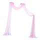 thumbnail image 1 of Arco de boda drapeado de 70 x 550 cm para telón de fondo de fotos, escenario y vacaciones. 1x blanco 1x rosa, 1 of 9