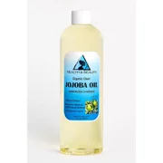 Jojoba Oil Clear Organic Carrier Cold Pressed Refined 100% Pure 24 oz