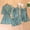 Green, variant on Baqcunre Satin Silk Pajamas Women Nightdress Lingerie Robes Underwear Sleepwear Sexy Loungewear Set Lounge Set Womens Pajama Sets Women Clothing Pajamas For Women,Color Blue,Size L