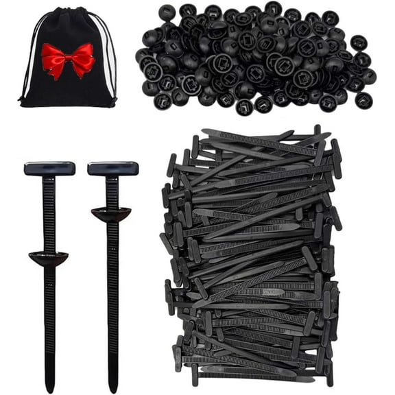 2026 new Cable Ties, Nylon Universal Cable Tie Buckle, Heavy Duty Self-Locking Nylons Zip Ties Holder, Cable Ties Management Tool for Home,Office,Garden, Car Daily Repair (50 Pcs)