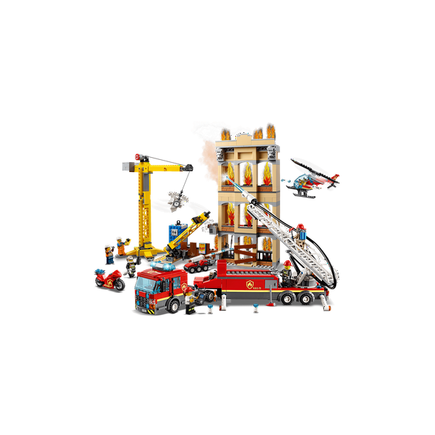 LEGO Fire Brigade 60216 Firetruck and Rescue Toy - Walmart.com