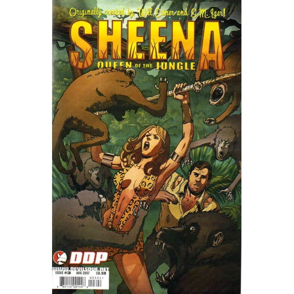 Sheena, Queen of the Jungle (Devil's Due) #3B VF ; Devil's Due Comic Book