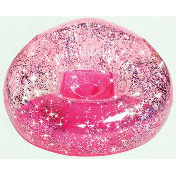 3C4G Pink Glitter Confetti Chair for Kids