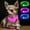 XS- Pink(40cm), variant on Minzimin Light Up Dog Collar, Rechargeable LED Puppy Collar Glowing Pet Collar TPU Cuttable Dog Lighted Collar for Small Dogs (No USB)