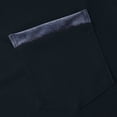 thumbnail image 6 of hlysgo Big and Tall Mens Shirts Regular Fit Short Sleeve Crew Neck Waffle T-shirts Comfy Solid Color Pocket Basic Tee Shirts Dark Blue,Size L, 6 of 9