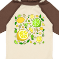 thumbnail image 4 of Inktastic Lots of Lemons and Limes Citrus Fun Boys or Girls Long Sleeve Baby Bodysuit, 4 of 5