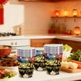 thumbnail image 4 of Beautynvta Happy New Year Tableware Set, Black and Gold 2026 Disposable Cups with Fireworks and Champagne Designs, Paper Cups Set, Serves 16, 4 of 6