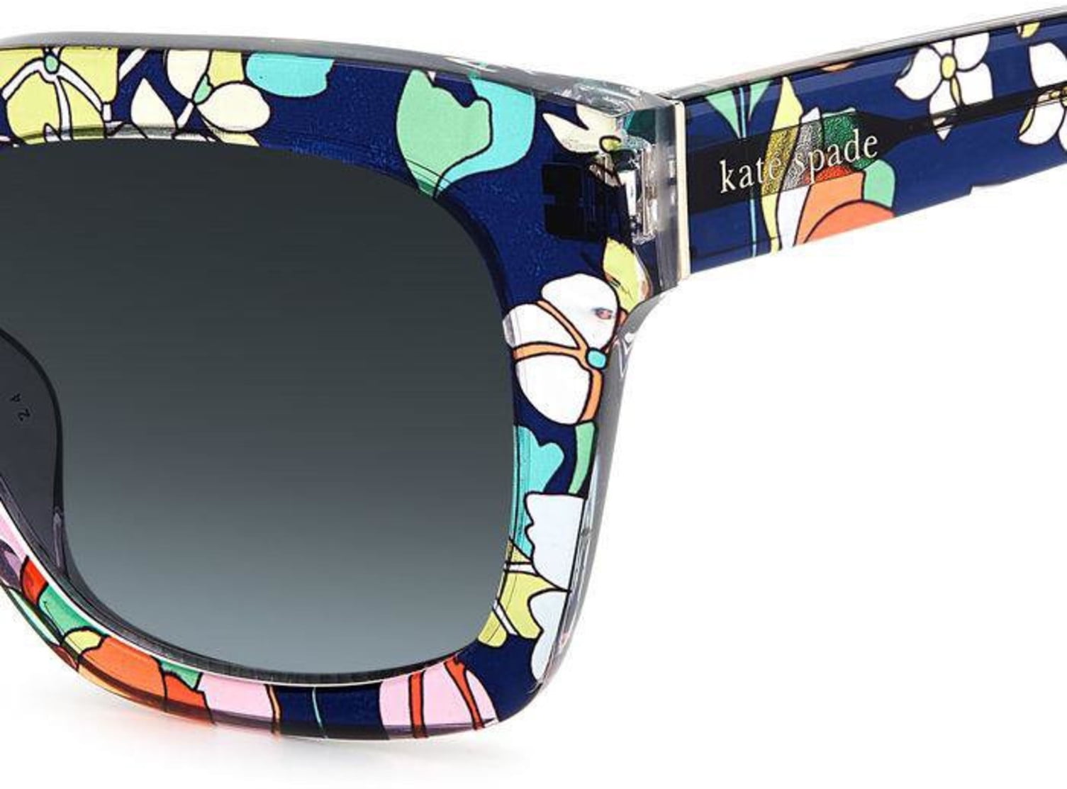 KATE SPADE KSPAISLEIGH-0S6F9O-55  Sunglasses Size 55mm 140mm 19 blue pattern Kate Spade Desi/F/S Sunglasses - main image 3