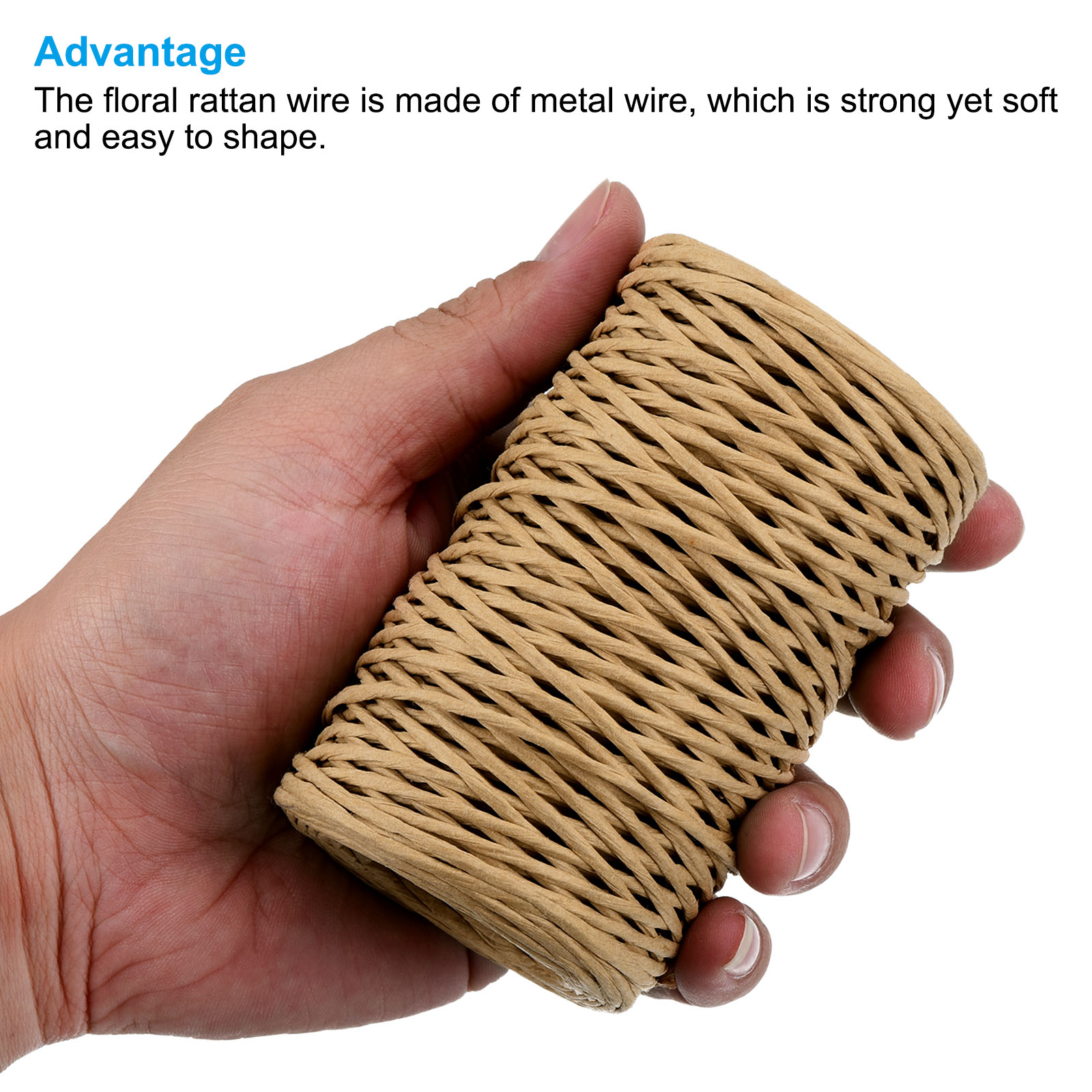 1.0 millimetri di trasporto Floreale Bind Wire Wrap Spago Carta Filo di  Ferro Rattan per Mazzi di Fiori Fatti A Mano (Lunghezza: 210M) - AliExpress