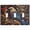 #3. Triple Toggle, variant on Metal Light Switch Wall Plate Outlet Cover (Printed Image of Rustic Bird - Double Duplex)