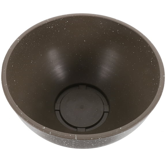 Baluue Plastic Pots Dark Brown 1Set