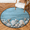 Multicolour 1, variant on CURLYOOT Round Rug 3ft Beachy Seashell Area Rug, Washable Circle Mat Non Slip Floor Carpet Mat, Vintage Soft Indoor Rugs for Entryway Living Room Dining Room Bedroom