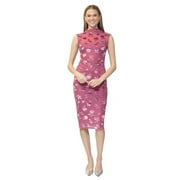 Juniors' madden girl Funnel Neck Knee-Length Dress Color: Mauve Size: LARGE
