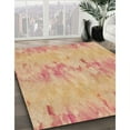 thumbnail image 2 of Ahgly Company Indoor Square Patterned Construction Cone Orange Area Rugs, 6' Square, 2 of 6