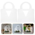 thumbnail image 2 of Miangastore Flower Handbag Plastic Trendy For Florists Gift Wrapping 4Pcs 11.8X9.8X4.7In, 2 of 8