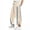 Beige#03, variant on Wide Leg Sweatpants Women 2026 Lightweight Drawstring Contrast Color Casual Pants Elastic Waisted Trendy Baggy Pants Stripe Y2k with Pockets Beige M