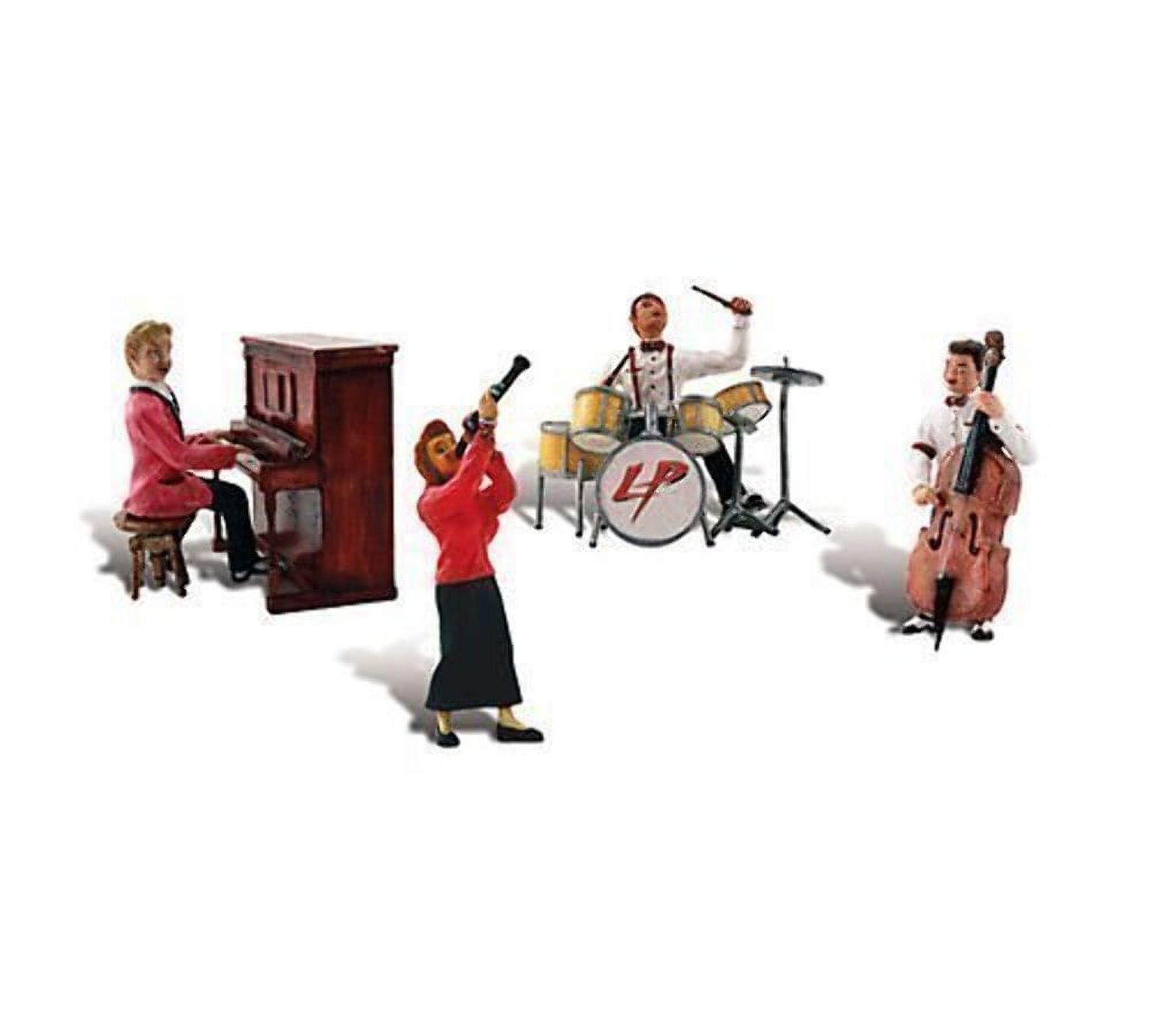 Woodland Scenics A1929 Backyard BBQ HO Scale Figures - 1:87 Scale Train Scenery