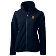 thumbnail image 2 of Women's Cutter & Buck Navy Virginia Cavaliers Vintage Cascade Eco Sherpa Full-Zip Fleece Jacket, 2 of 3