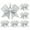 Silver, variant on 6 Pack Silver Cheer Bow Keychain Rhinestones Bow Keychains Glitter Cheerleader Key Ring Bowknot Key Rings for Cheerleading Sports Accessories