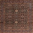 thumbnail image 1 of Ahgly Company Indoor Square Traditional Dark Almond Brown Persian Area Rugs, 8' Square, 1 of 6