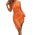 thumbnail image 2 of Wancir Womens Swimsuit Cover Up Sleeveless Knit 2025 Summer Outfits Swimwear Bathing Suit Coverup Crochet Beach Dress, 2 of 7