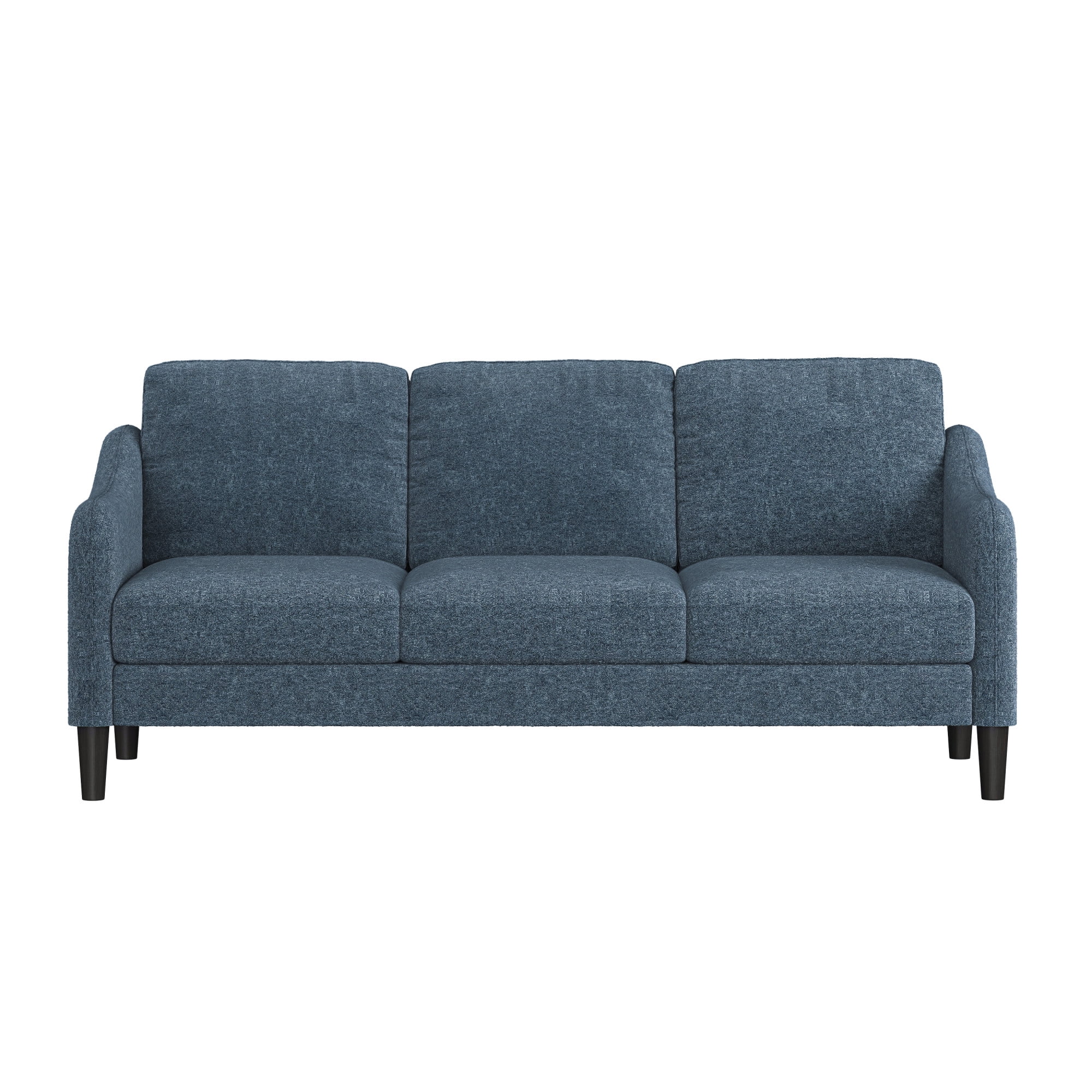 Mainstays Westley Swoop Arm 74" Sofa, Blue Cove