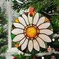 thumbnail image 2 of Ornament Window Hanging - Yellow White Daisy Flower Suncatcher for Door Garden Home Sun Catchers Decoration Christmas Mother's Day Birthday Gifts for Women Men Mom Nana 2025,, 2 of 5