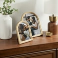 thumbnail image 2 of DesignOvation Domingo Arch 8" x 10" Gold Rope Tabletop Picture Frame, 2 of 9