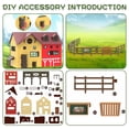 thumbnail image 5 of LINXUXIE Farm Animal Set,Farm Barn Playset with Tractor, Trailer, Horse Stable, Fence and Farm Accessories, Birthday Gifts for Kids 3-5 5-8 8-12 Year Old, 5 of 7