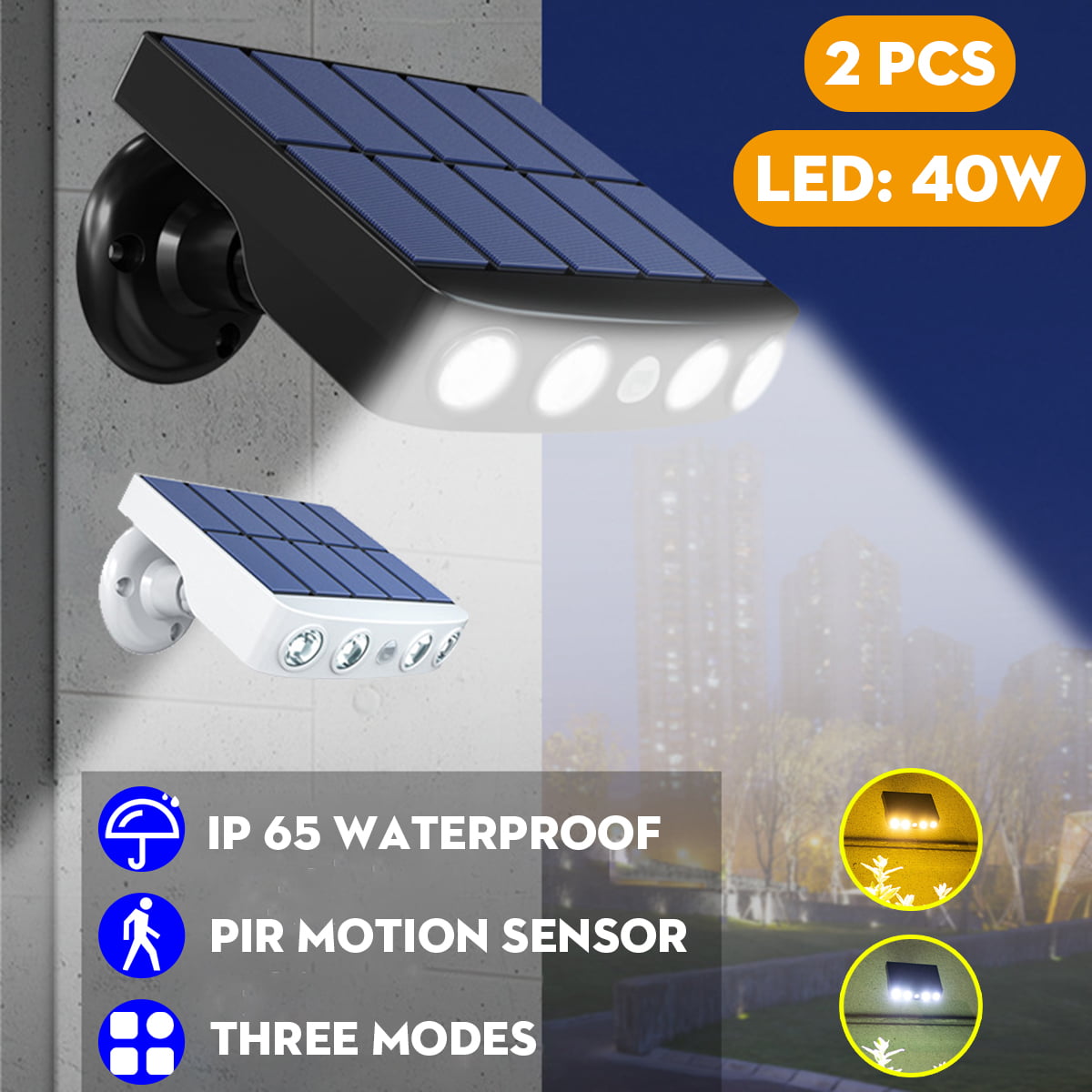 Waterproof GSM Alarms Outdoor Solar Powered Wireless Dual PIR Pet Immune IP65 