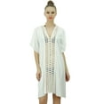 thumbnail image 3 of Bimba Women's Bikini Swimwear Cover-Up Summer Beach Tunic Dress Kaftan, 3 of 9