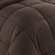 thumbnail image 4 of Juego de edredón doble con sábanas, colección de ropa de cama de 5 piezas, color marrón, 4 of 6