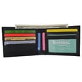 thumbnail image 3 of New Slim Thin Nylon Bifold Credit Card ID Wallet with Leather Interior, 3 of 21