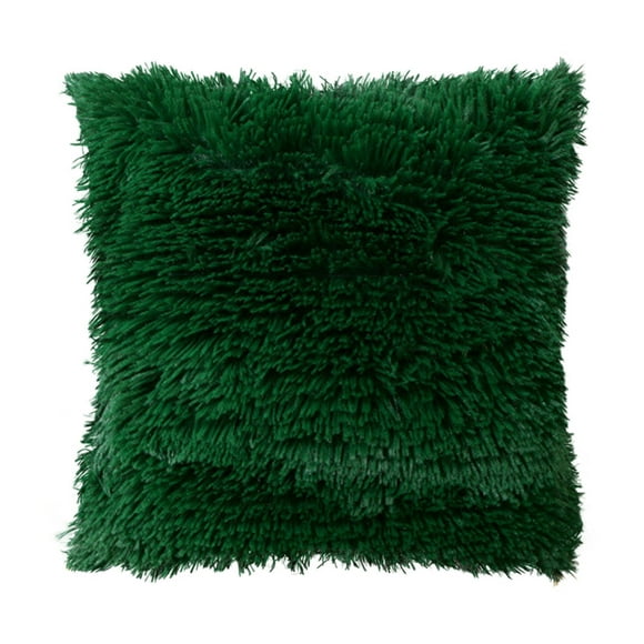 XZNGL Home Decor Housses de Coussin Plush Cushion Cover Sofa Lumbar Pillow Cover Home Decoration Solid Colorful