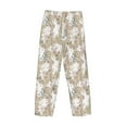 thumbnail image 5 of Xecao Retro Bunny Flower Men's Straight Lounge Pajama Pants: The Ultimate in Comfortable Sleepwear, 5 of 9