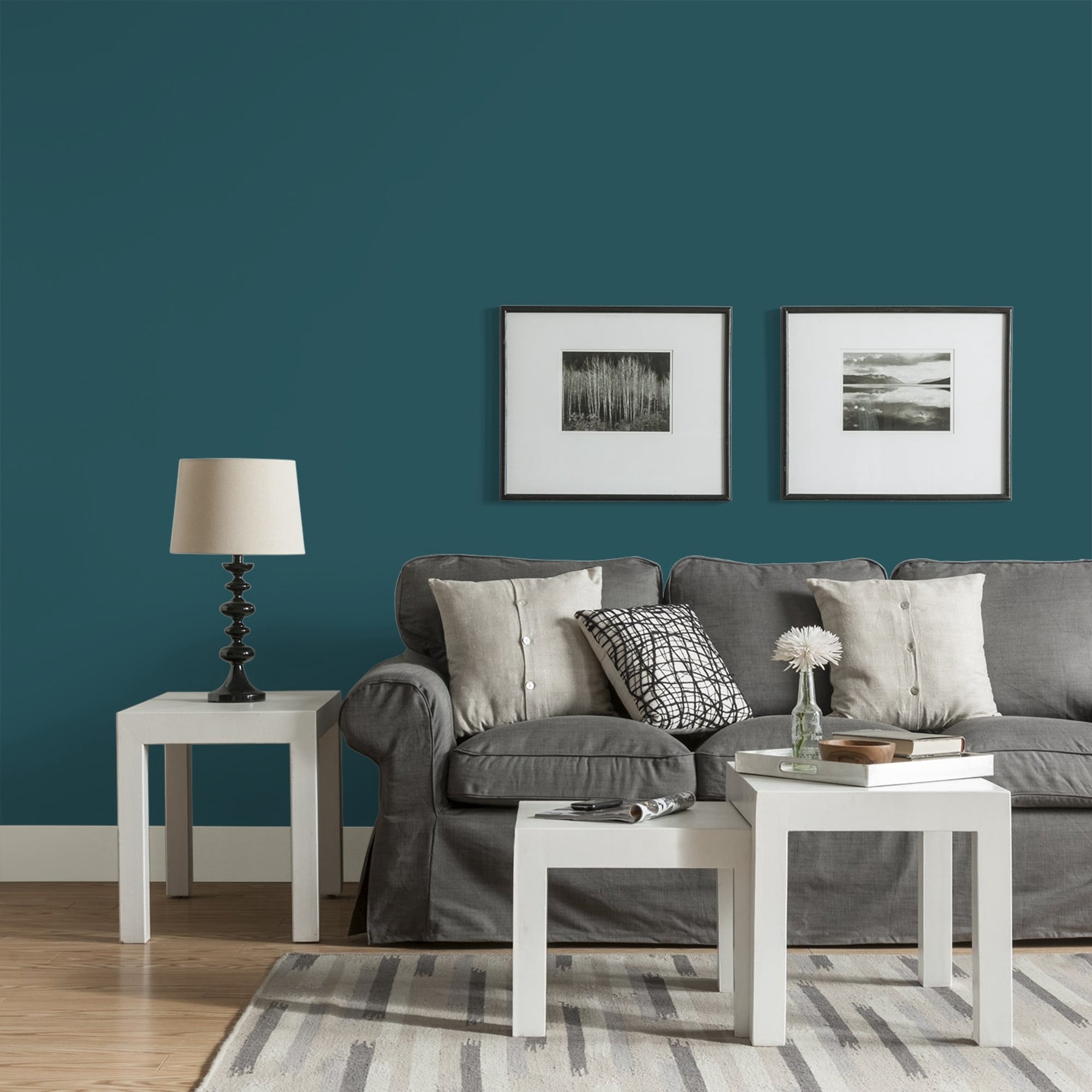 Glidden HEP Deep Emerald Interior Paint + Primer Eggshell , 1 Quart