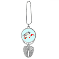 thumbnail image 1 of Bird Animal Magpie Grayhead Silver Wing Car Pendant Decoration, 1 of 4