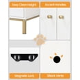 thumbnail image 5 of Cat Litter Box Enclosure, Hidden Litter Box Furniture, Wooden Pet House Side End Table, 5 of 6