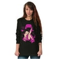 thumbnail image 3 of Betty Boop Breast Cancer Pink Ribbon Women Plus Size Long Sleeve Graphic Tee Brisco Brands 2X, 3 of 5